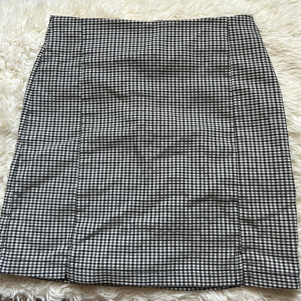 Checkered skirt